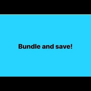Bundle and save 20% when u bundle 2 items or more